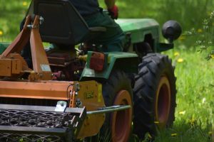Scarificateur pour tracteur tondeuse