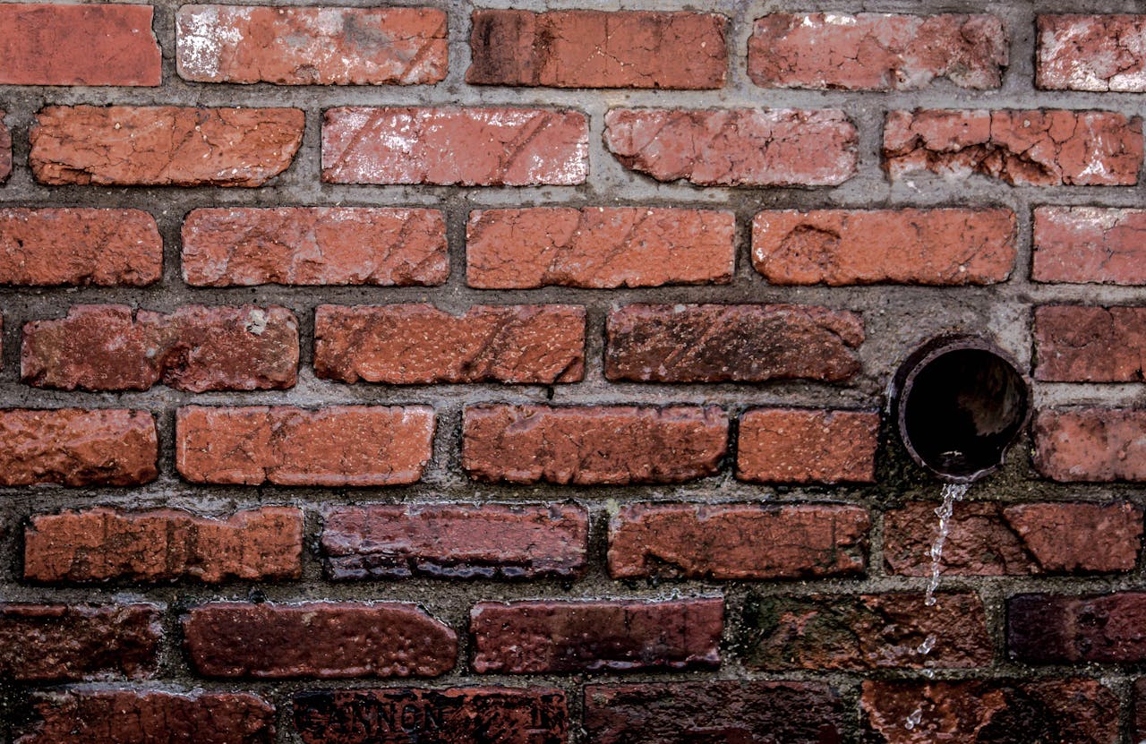 Barbacane dans un mur